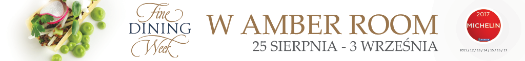 Nowe menu a la carte Amber Room