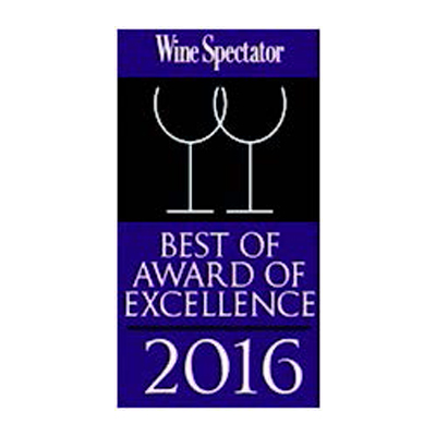 Wine Spectator Best of Award of Excellence
